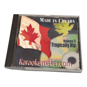 The Tragically Hip CD+G Made In Canada Vol 5 Karaoke Rock Album OM Black Music